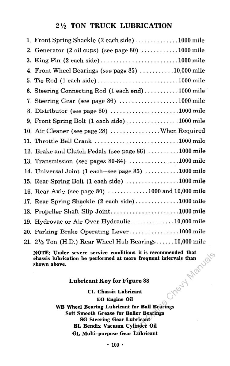 1959 Chevrolet Truck Operators Manual Page 50
